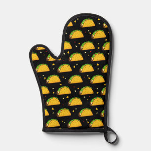 Yummy Taco Pattern Oven Mitt