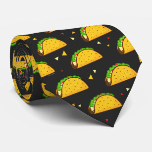 Yummy Taco Pattern Tie
