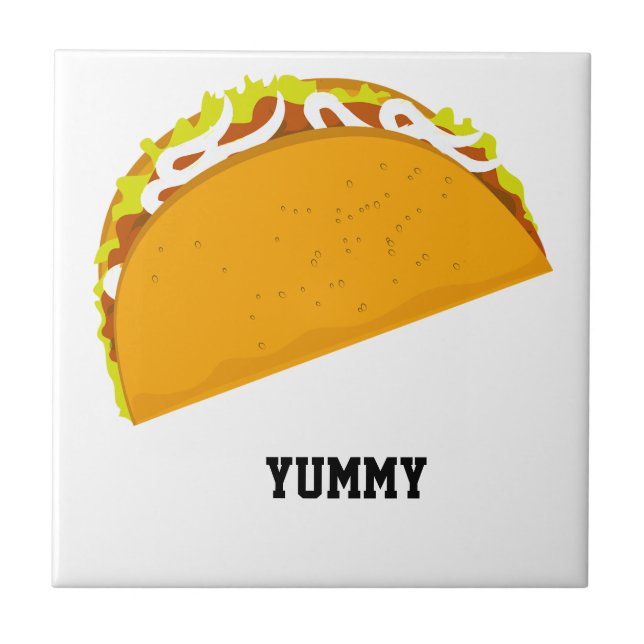 Yummy Taco Tile (Front)