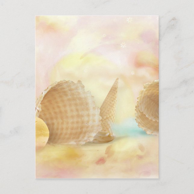 Yummy waffle cones postcard (Front)