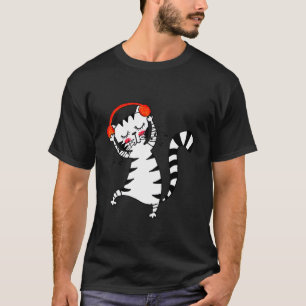 Yuna Cat Is Enjoying The Beat With Her New Headpho T-Shirt