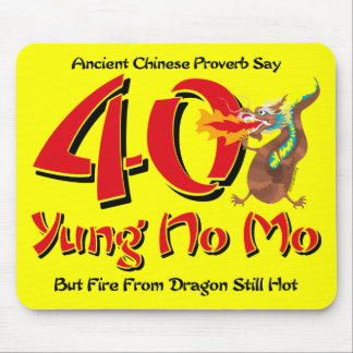 Yung No Mo 40th Birthday Mouse Pad