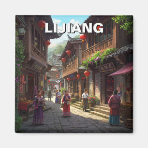 Yunnan Lijiang china Travel Magnet