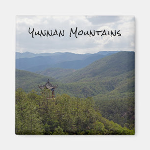Yunnan Mountains, Shaxi, Yunnan - China Magnet