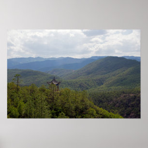 Yunnan Mountains, Shaxi, Yunnan - China Poster
