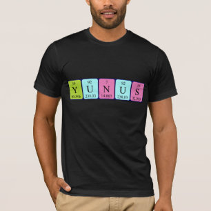 Yunus periodic table name shirt