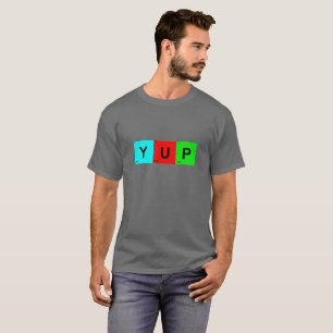 YUP Periodic Table of Elements Squares T-Shirt