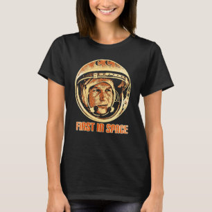 Yuri Gagarin Cosmonaut Astronaut First Space Sovie T-Shirt