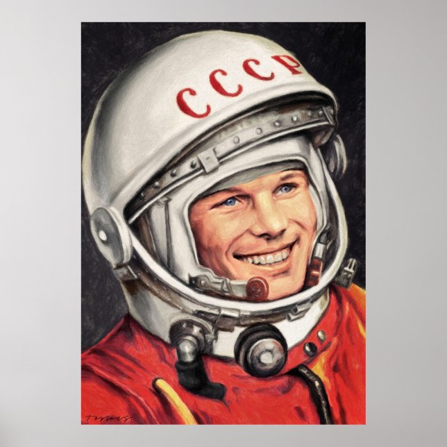 Yuri Gagarin Poster (Front)