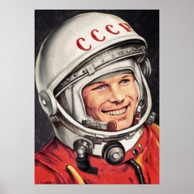 Yuri Gagarin Poster (Front)