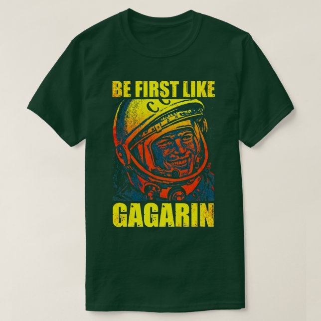 Yuri Gagarin Soviet Cosmonaut Astronaut 10 T-Shirt (Design Front)
