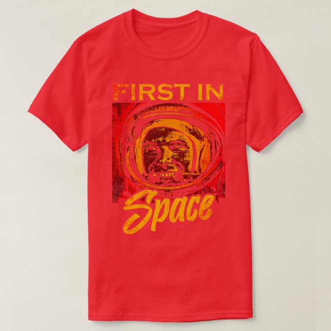 Yuri Gagarin Soviet Cosmonaut Astronaut T-Shirt (Design Front)