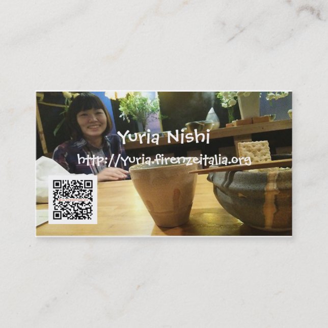 yuria business card (Front)
