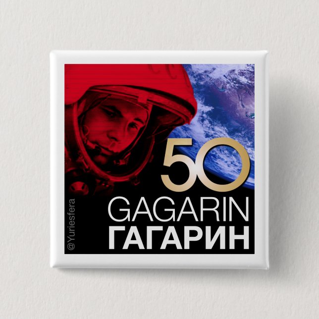 Yurichapa 15 Cm Square Badge (Front)