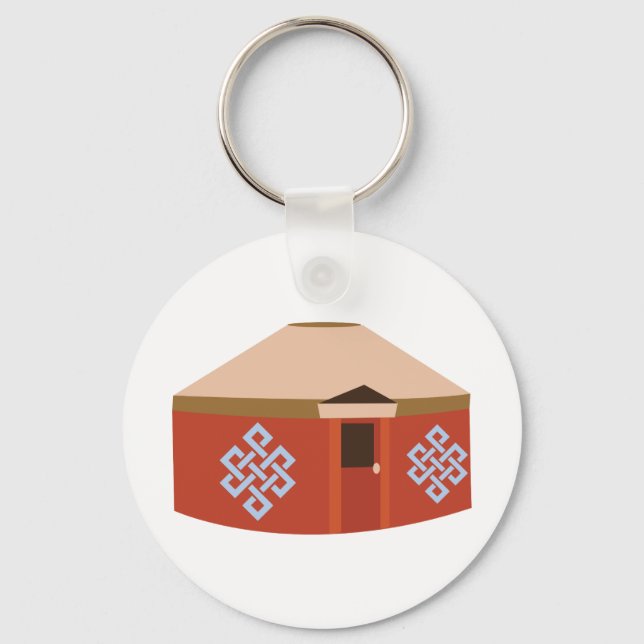 Yurt Key Ring (Front)