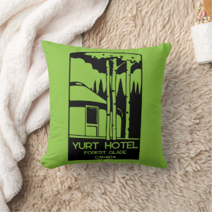 Yurt Living And Vacation Promotion Cushion