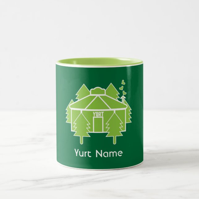 Yurt Living And Vacations  Coffee Mug (Center)
