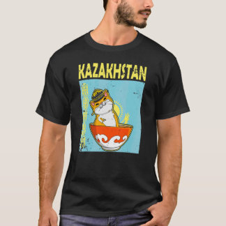 Yurta Republic of Kazakhstan Qazaqstan Kazakh flag T-Shirt