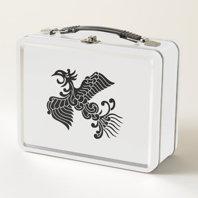 Yusoku Phoenix Metal Lunch Box (Front)