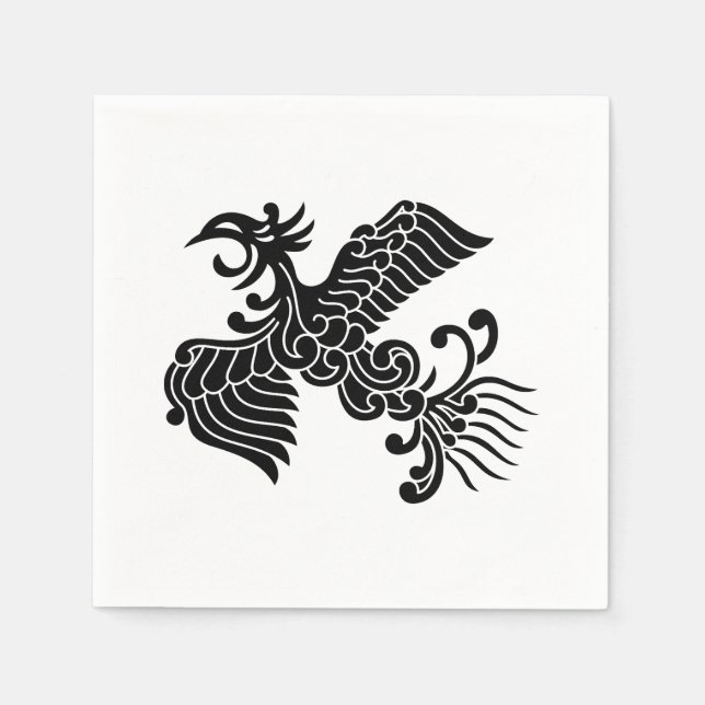 Yusoku Phoenix Napkin (Front)