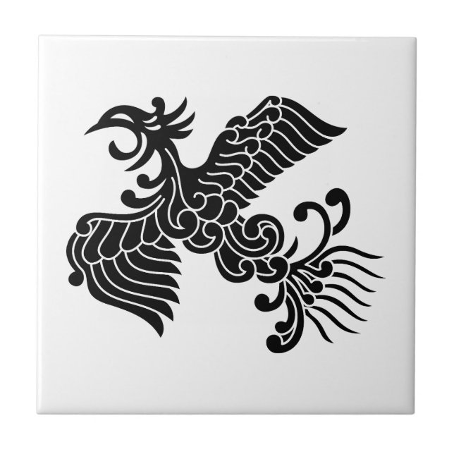Yusoku Phoenix Tile (Front)