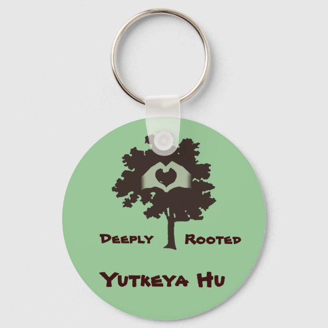 Yutkeya Hu round Key Ring (Front)