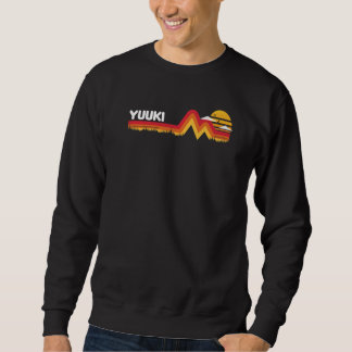 Yuuki  Retro Vintage Sunset Yuuki 80s 90s Sweatshirt