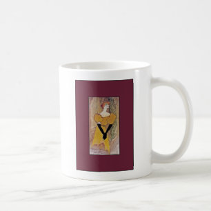 Yvette Guilbert 1895 ~ Henri de Toulouse-Lautrec Coffee Mug