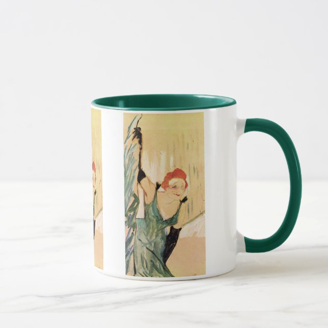 Yvette Guilbert, Henri de Toulouse-Lautrec Mug (Right)