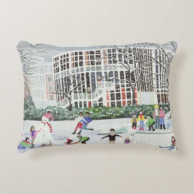 Yvonne Arnaud Theatre Decorative Cushion (Front)