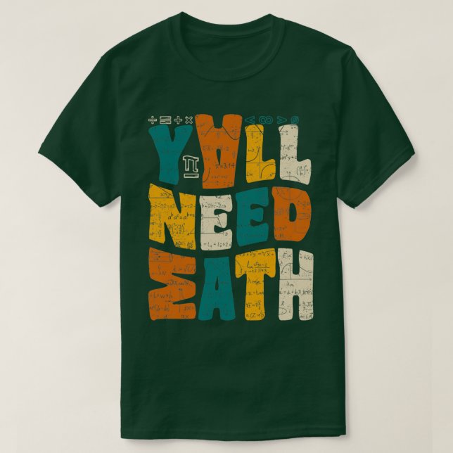 Yx27ALL NEED MATH Math is Cool Game T-Shirt (Design Front)