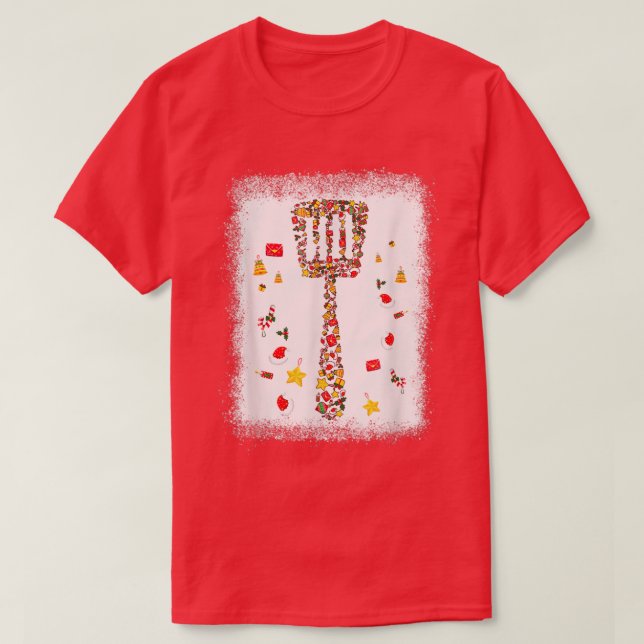 YXen Wooden Spatula Christmas Pajama Merry Xmas Co T-Shirt (Design Front)