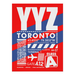 YYZ Toronto Airport Poster