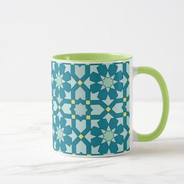 Z5-Geometric Azulejo Mug (Right)