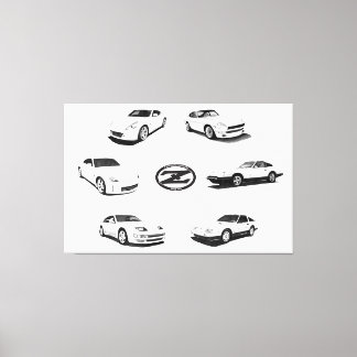 Z cars Heritage Edition Canvas Print