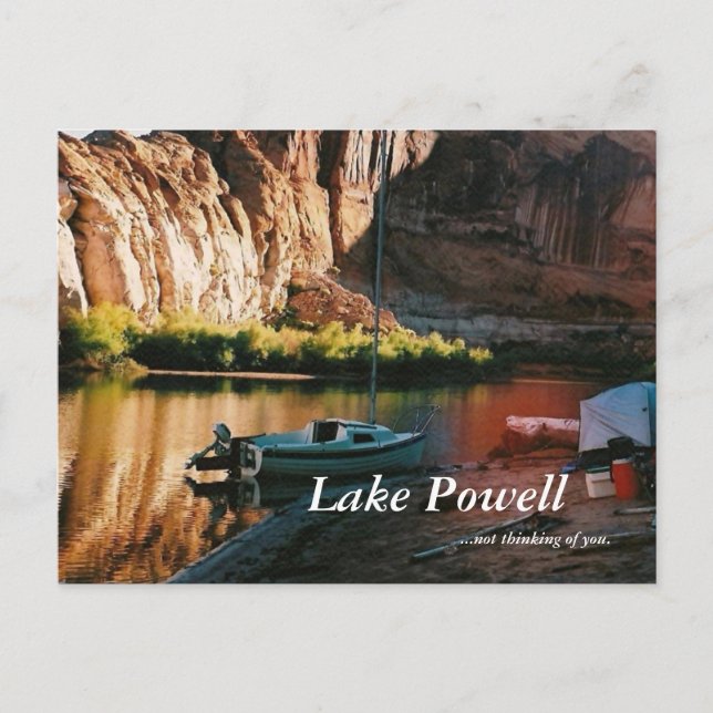 Z-final pictures 013, Lake Powell, ...not think... Postcard (Front)