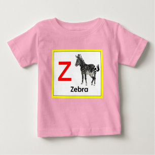Z is for Zebra Baby T-Shirt