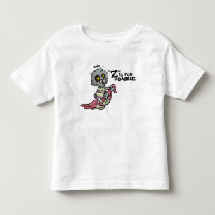 "Z" is for Zombie w/ Blanket (Girls) Tshirt