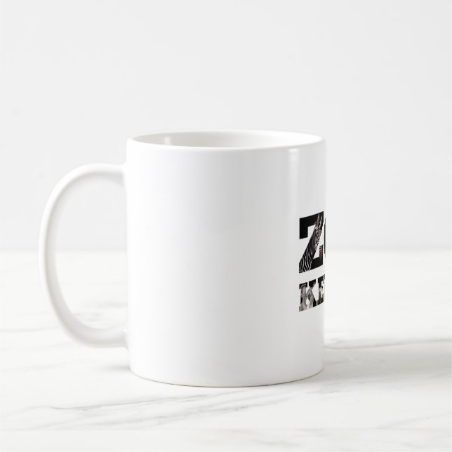 Z is for Zookeeper Coffee Mug (Left)