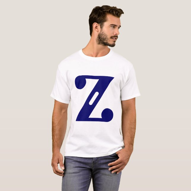Z Letter  T-Shirt (Front Full)