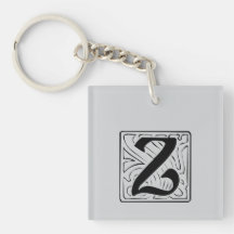 Z Monogramm schwarz