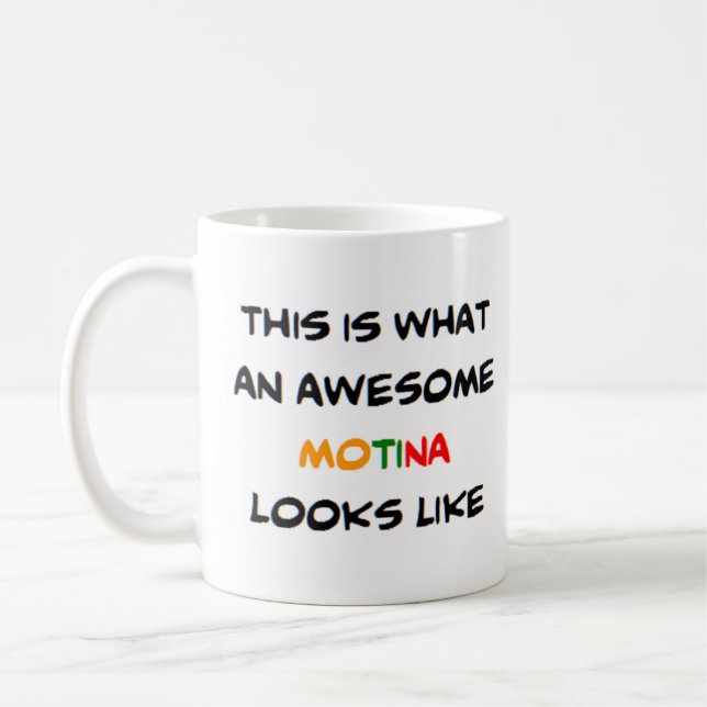 z motina, awesome coffee mug (Left)