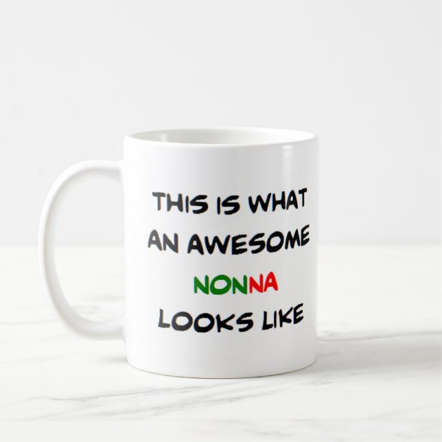 z nonna, awesome coffee mug (Left)