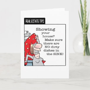 Z-Real Estate Tips Greeting Card