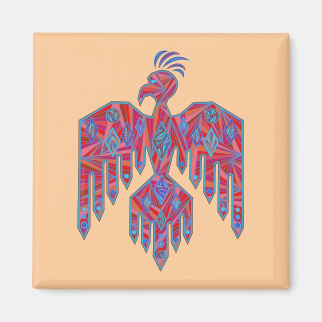 Z Thunderbird Native American Symbol Magnet (Front)
