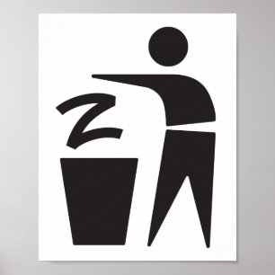 Z to the trash (poster) poster