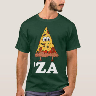 Za Pizza Slang Za  Funny Slice of Pizza Abbreviati T-Shirt