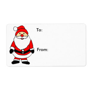 ZA- Santa Claus Shipping Labels