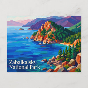 Zabaikalsky National Park Russia Postcard