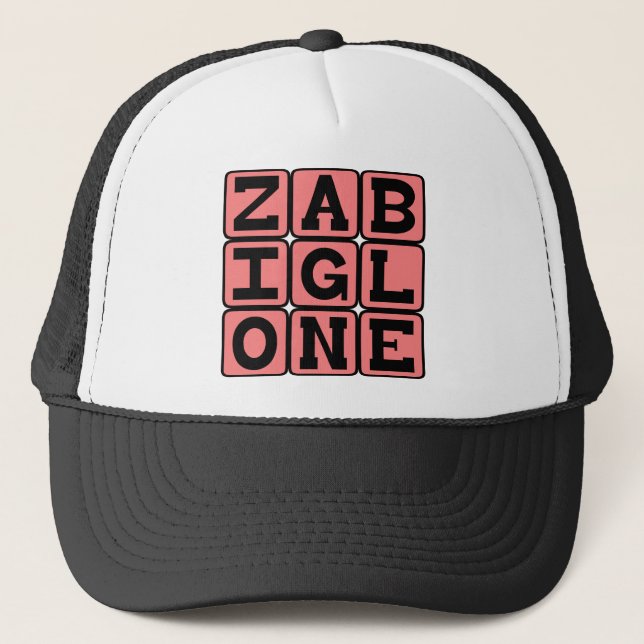 Zabiglone, Italian Dessert Trucker Hat (Front)